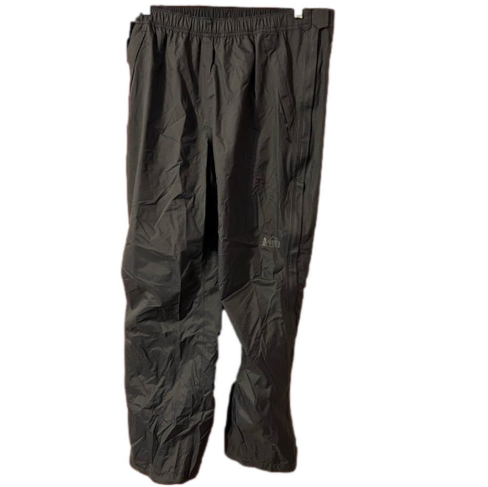 REI Co-Op Waterproof Windproof Black Outdoors Pants L